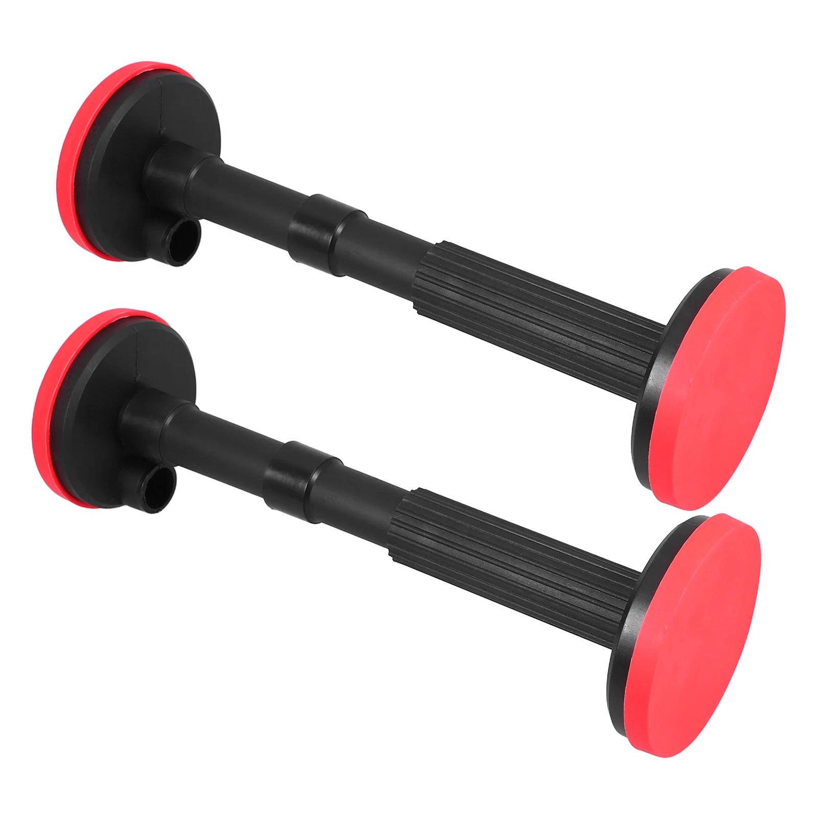 

2Pcs 18-44cm Adjustable Height Rods Matte Black Telescopic Support Poles Bathroom Cabinet Installation Sink Mounting