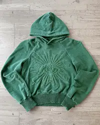 Punk Punk yeni kazak Hoodie Y2k Harajuku Hip Hop boy işlemeli desen kapşonlu Tops erkekler ve kadınlar Hoodies Streetwear