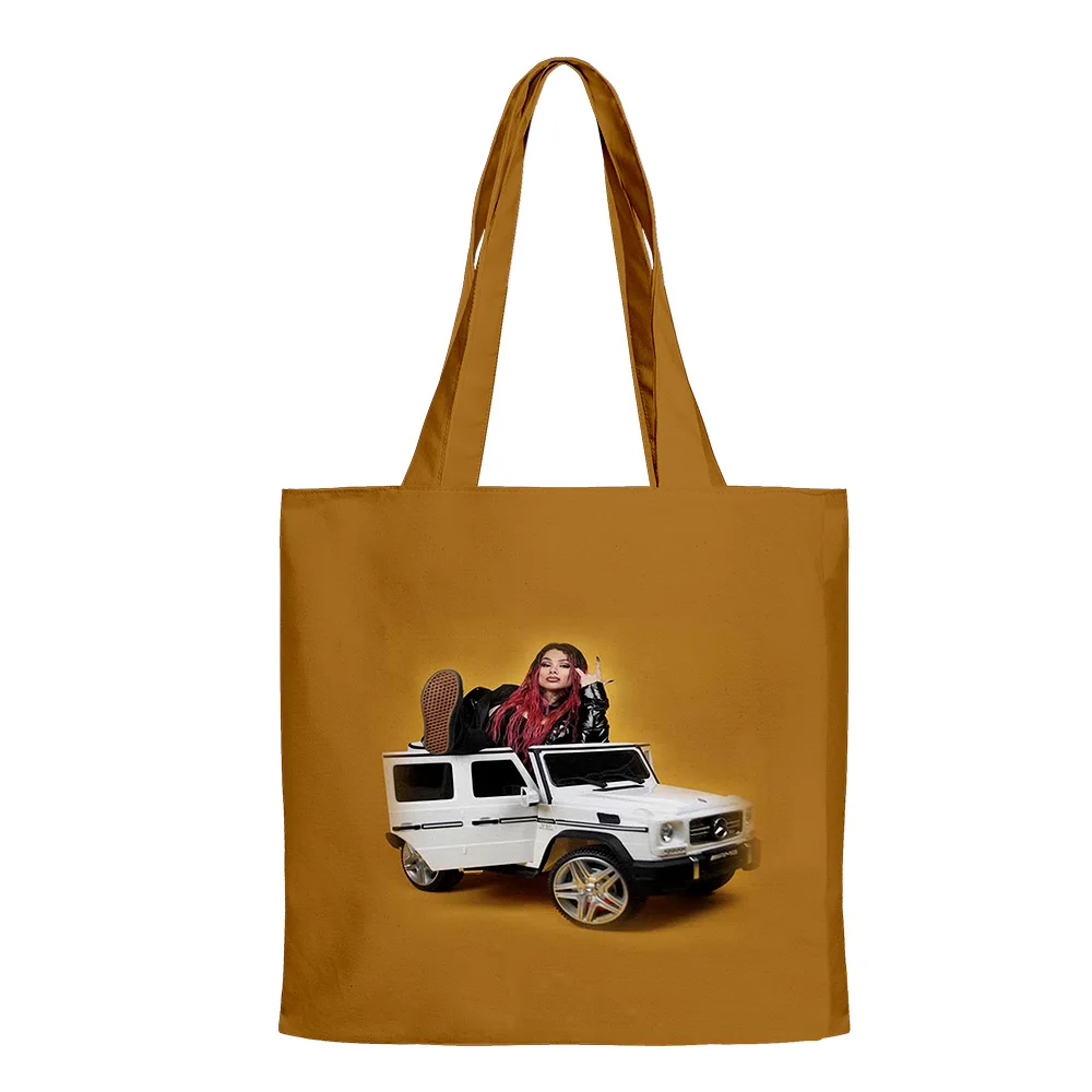 Snow Tha Product Merch Bag bolsas de compras reutilizables bolsas de hombro Shopper bolso de mano informal