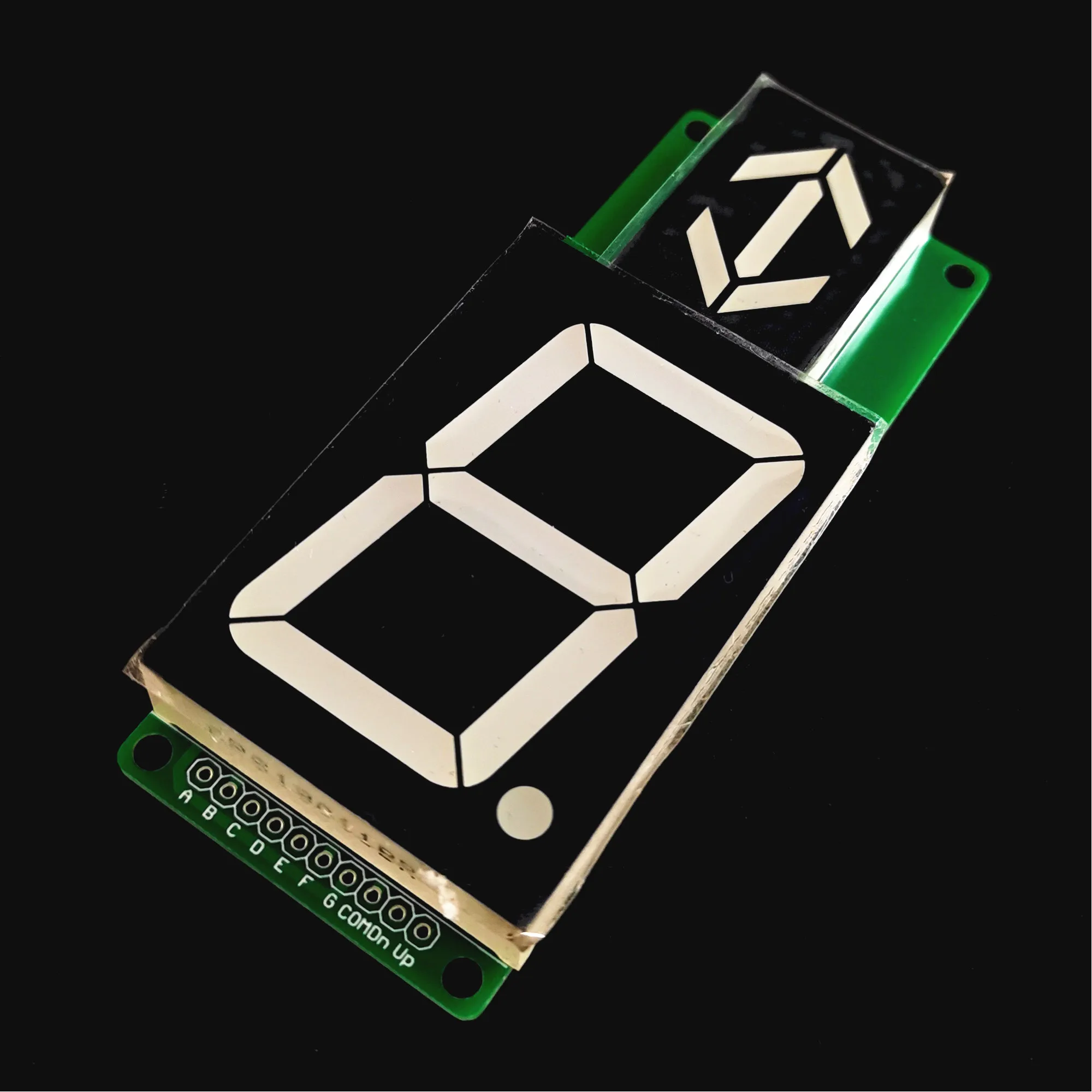 Módulo de LED de 7 segmentos com display digital de 1,8 polegadas, 1 Bits, 5 cores disponíveis, projetado para elevadores DZ23-01 produto semiacabado de 24V