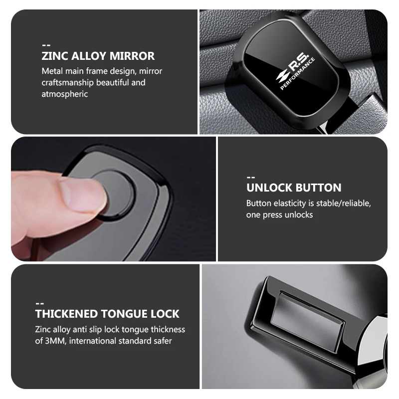Car Seat Belt Extension Plug Buckle Clip Adjustable Extender For Renault Clio Arkana Captur Twingo Talisman RS Logan Duster