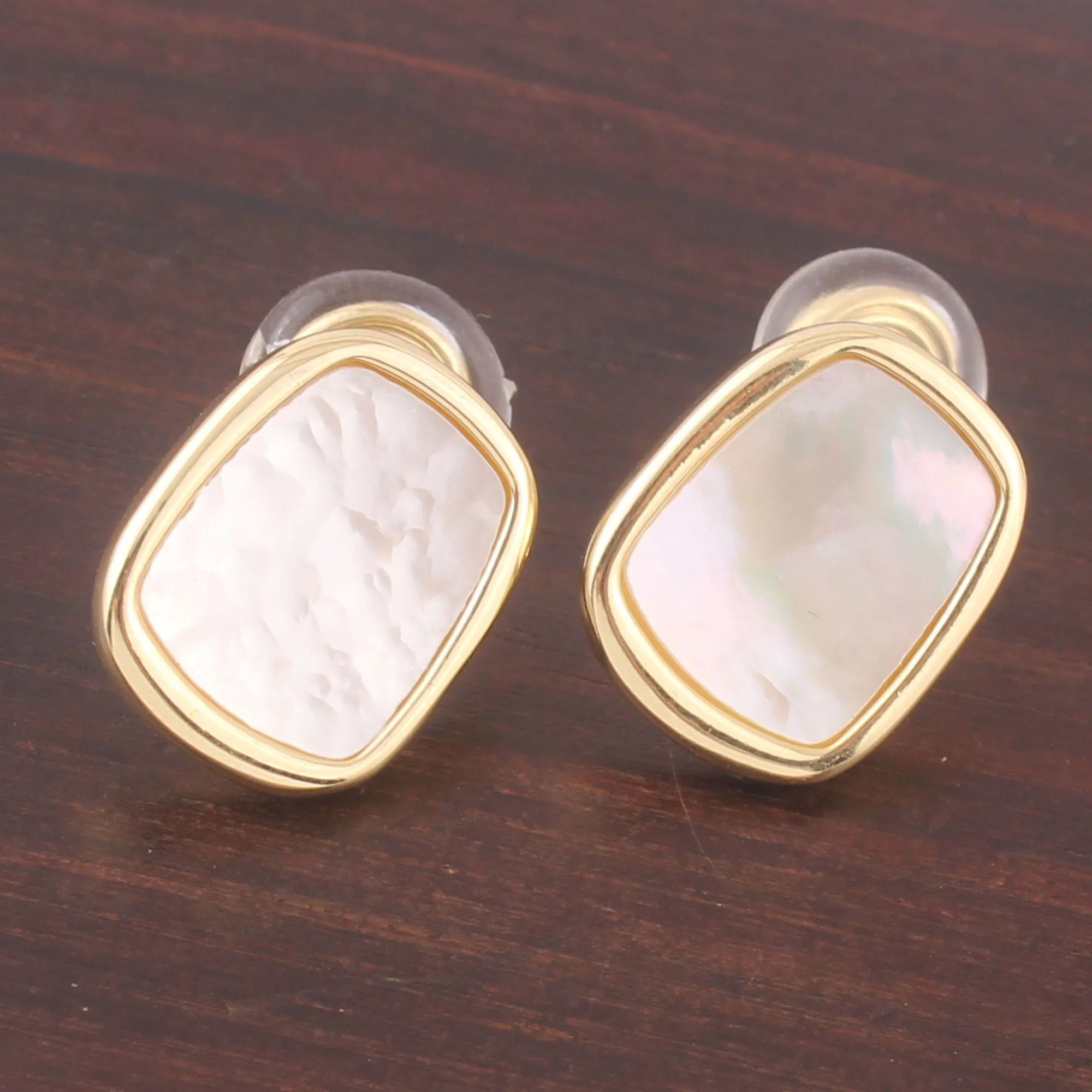 GRACE JUN Top Quality Copper Shell Geometric Clip on Earrings Without Pierced Ear Clip Fashion Classic Cuff Earrings Accessory image 6