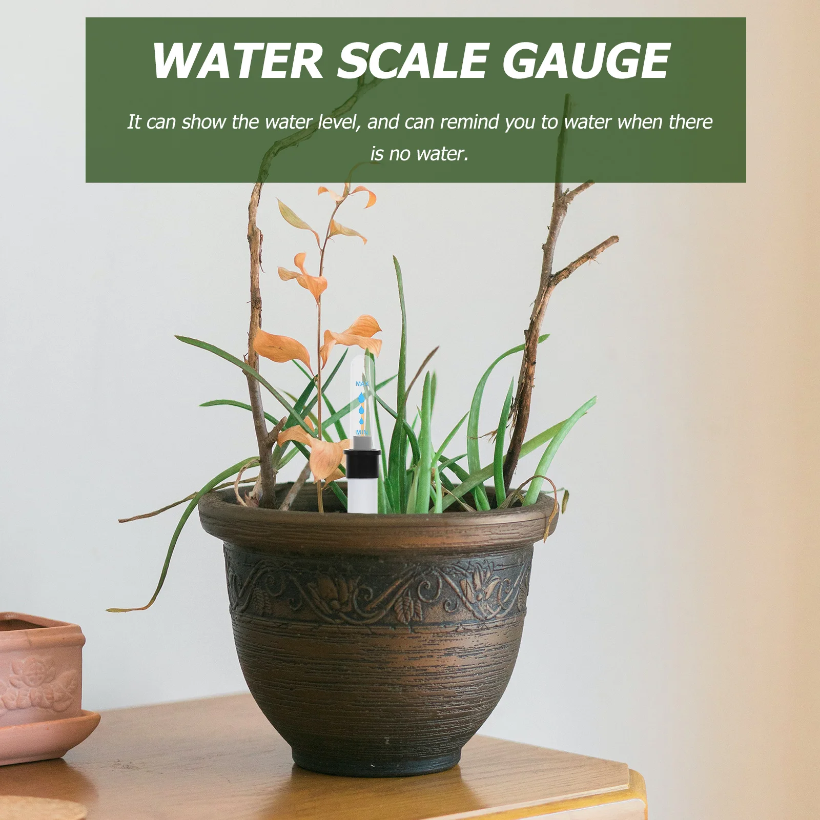 

4pcs Float Type Water Level Gauge For Planters Water Shortage Reminder Indicator Suitable Flowerpot Grass Basin Craft Sewing