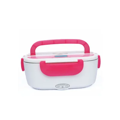 12V 24V/110V 220V  Portable Dual Use Home Car Truck Electric Heating Lunch Box Thermal Food Warmer Container Mini Rice Cooker