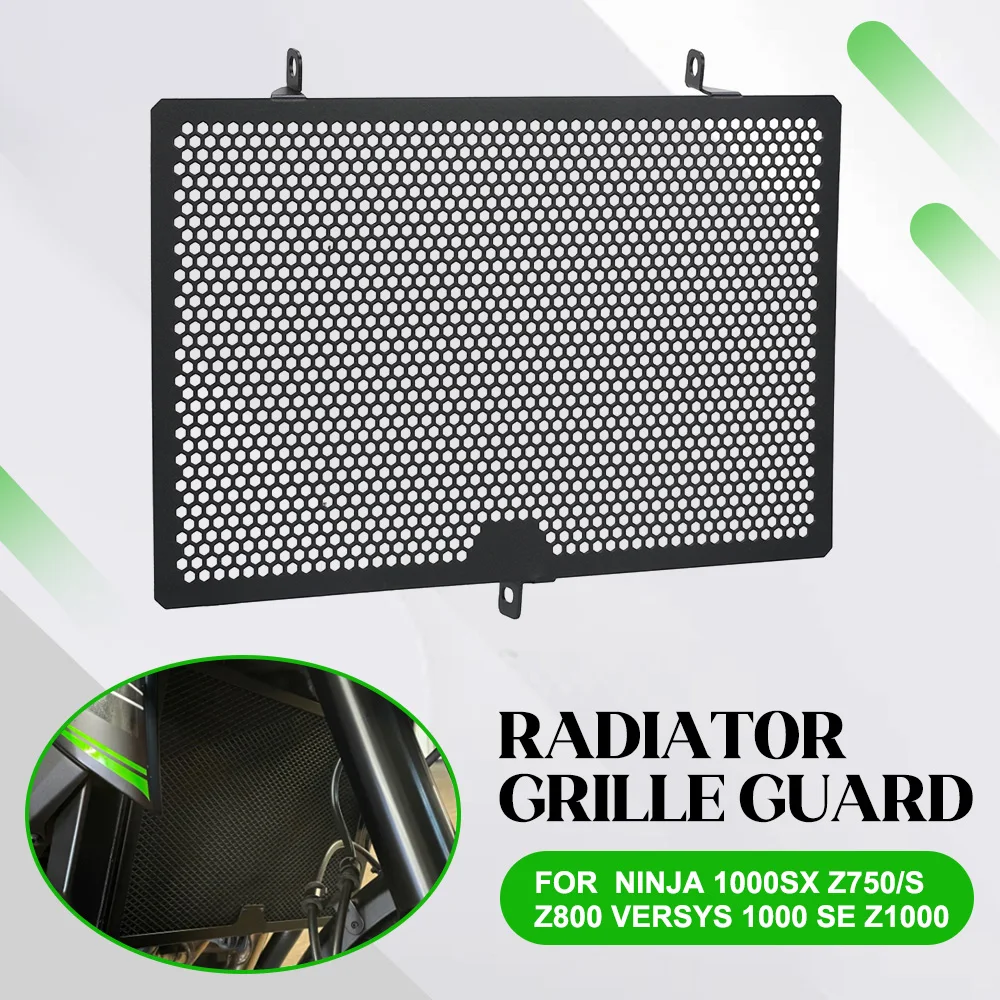 

Motorcycle Accessories Radiator Guard Cover Water Tank Protection For Kawasaki Ninja 1000SX Z750/S Z800 Versys 1000 SE Z1000