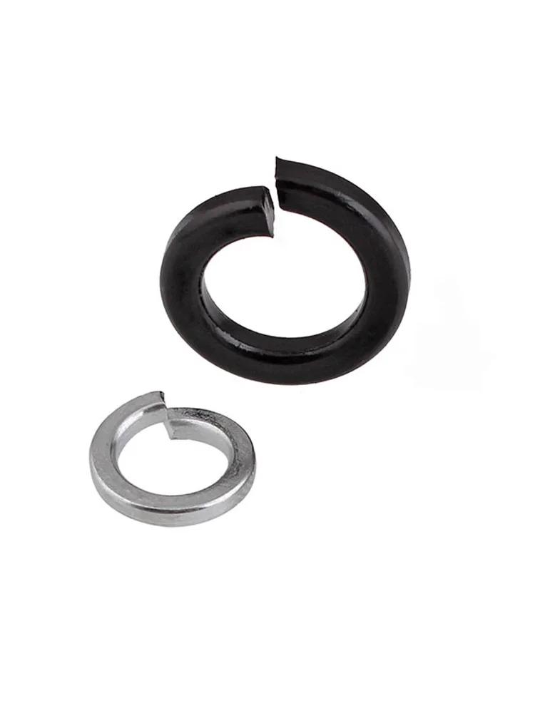 2-500pcs M2 M2.5 M3 M4 M5 M6 M8 M10 M12 M14 M16 - M30 Spring Washer Elastic Gask Grade 8.8 High Carbon Steel Split Lock Washers