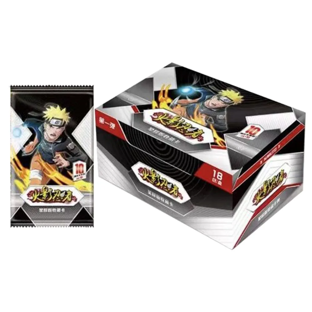 Wholesale NARUTO Collection Cards for Children Youth Comics Limited Rainbow Silver Folding Cards Hobbies Boys Anniversary Gifts