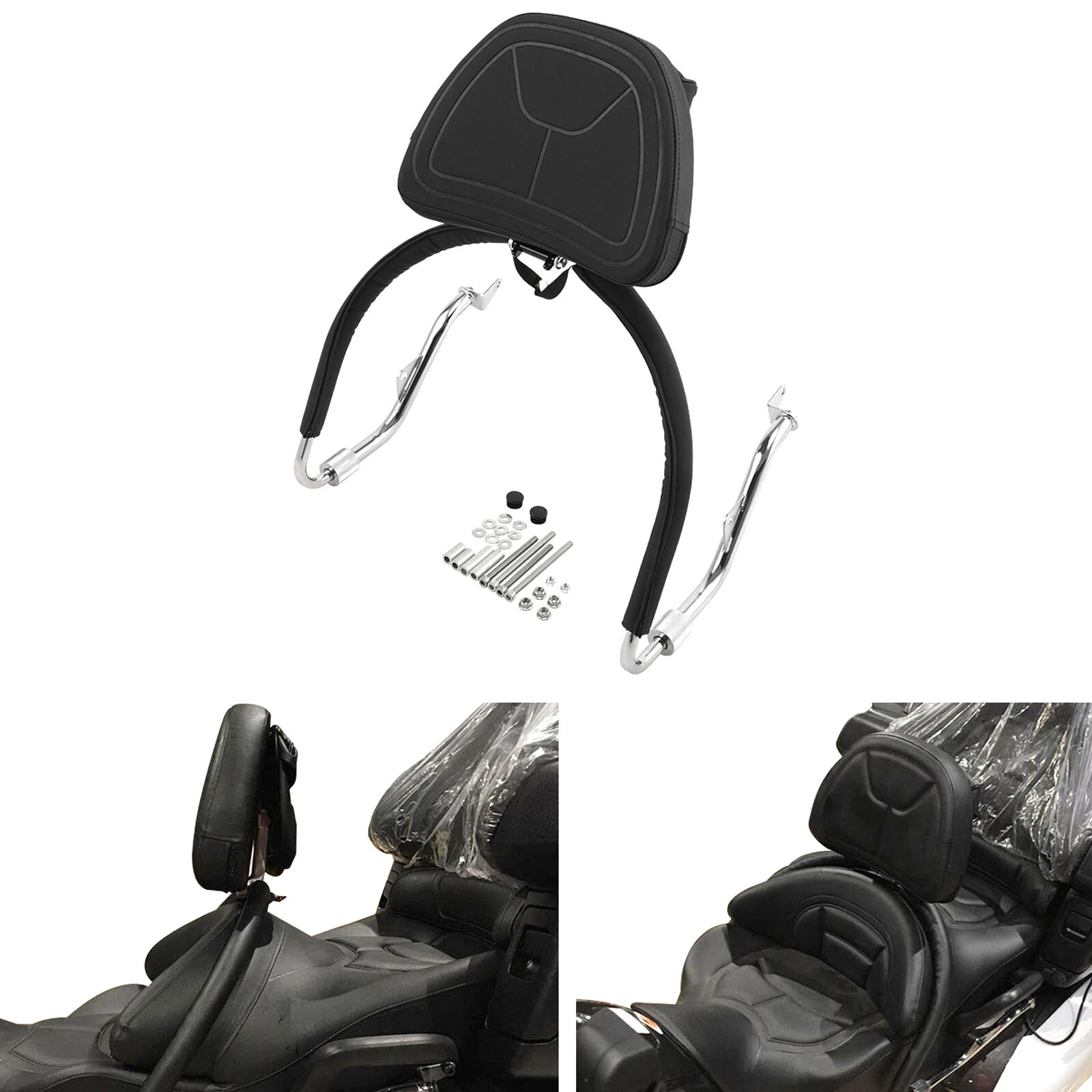 مسند ظهر لسائق الدراجة النارية Honda Gold Wing GL1800 01-17 لتجربة ركوب مريحة