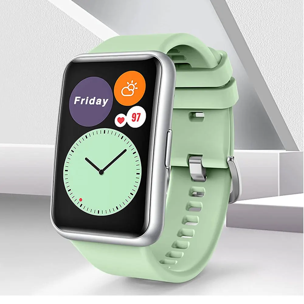 شريط سيليكون متوافق مع ساعة هواوي صالح Smartwatch اكسسوارات استبدال معصمه حزام قابل للتعديل لهواوي ساعة FI