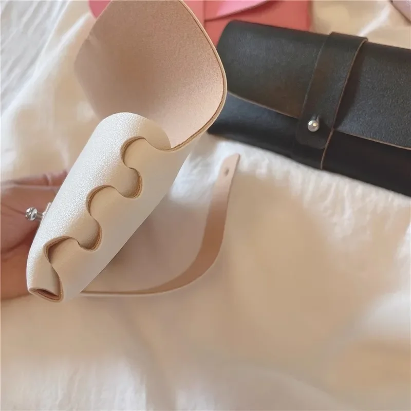 New Fashion Pu Leather Glasses Bag Protective Case Cover for Women Men Portable Sunglasses Case Box Reading Eyeglasses Bags