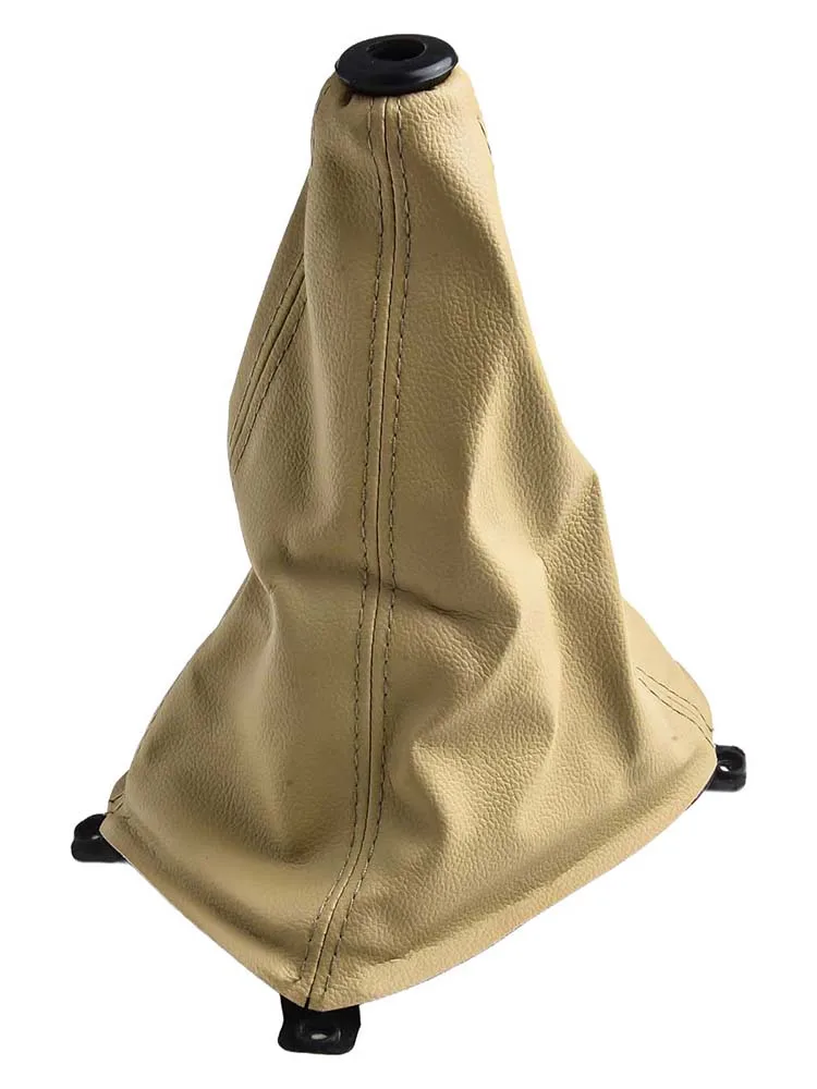 For KIA SFor portage Gear Shift Lever Dust Cover in Black or Beige PU Leather Custom Fit for Models from 2007 to 2012