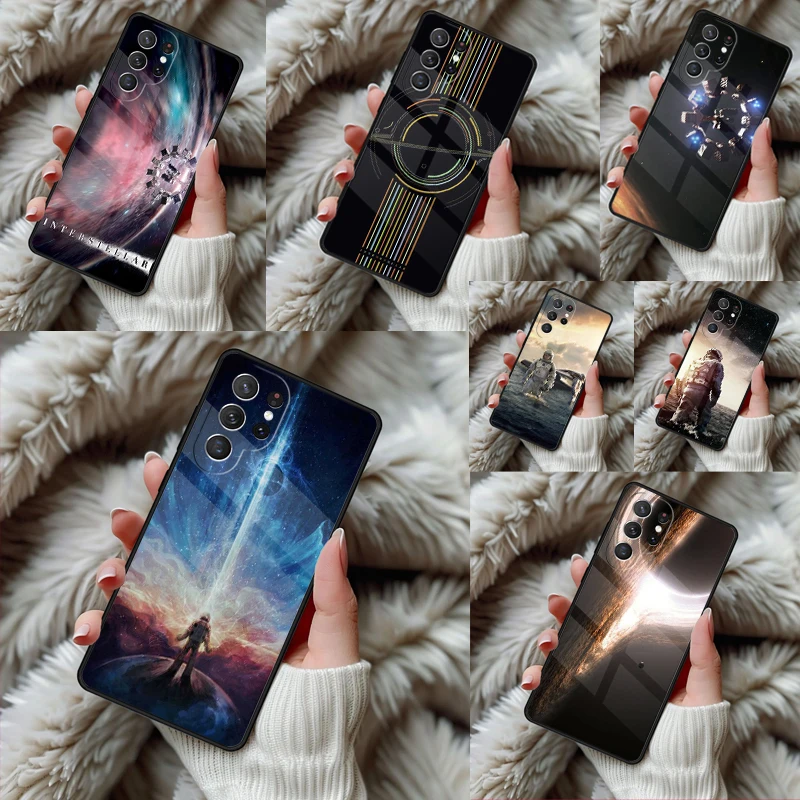 Interstellar Film bumper Phone Case For Samsung Galaxy S24 S25 S26 Ultra S22 S23 Plus S21 S20 FE Note10 TPU Cover