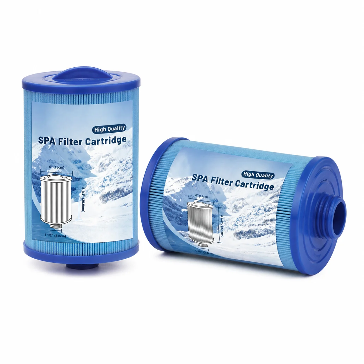 

50 Sq.Ft(2 Pack) 5 Micron Spa Filter Hot Tub Filter Compatible with 6CH-940 PWW50P3 FC-0359 817-0050 03FIL1400