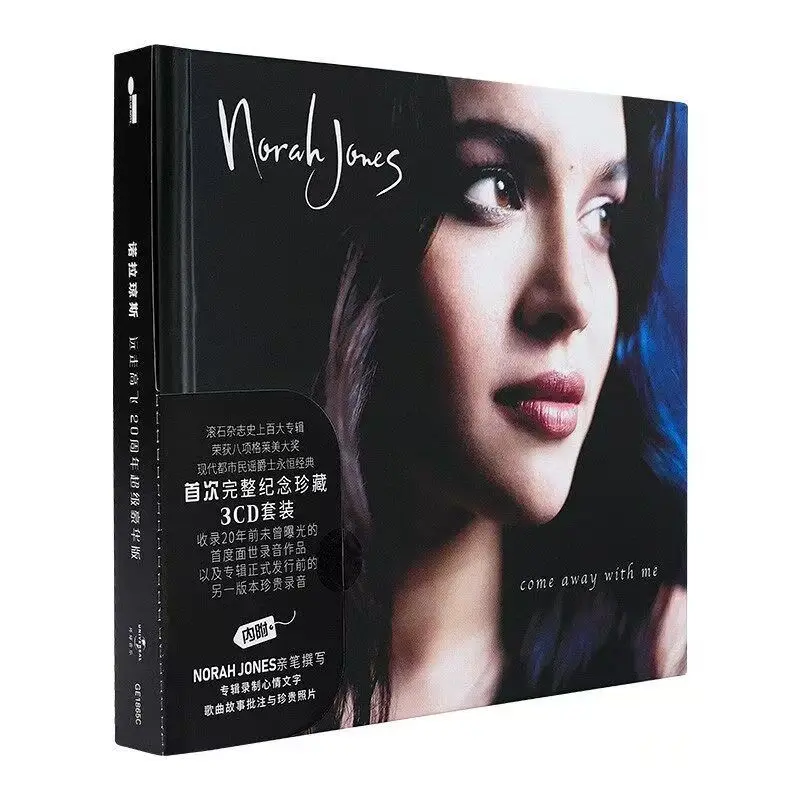 

Pop Norah Jones Music CD Come Away With Me Deluxe Album Don't Know Why 3pcs Music Record Cosplay Walkman Car Soundtracks Box