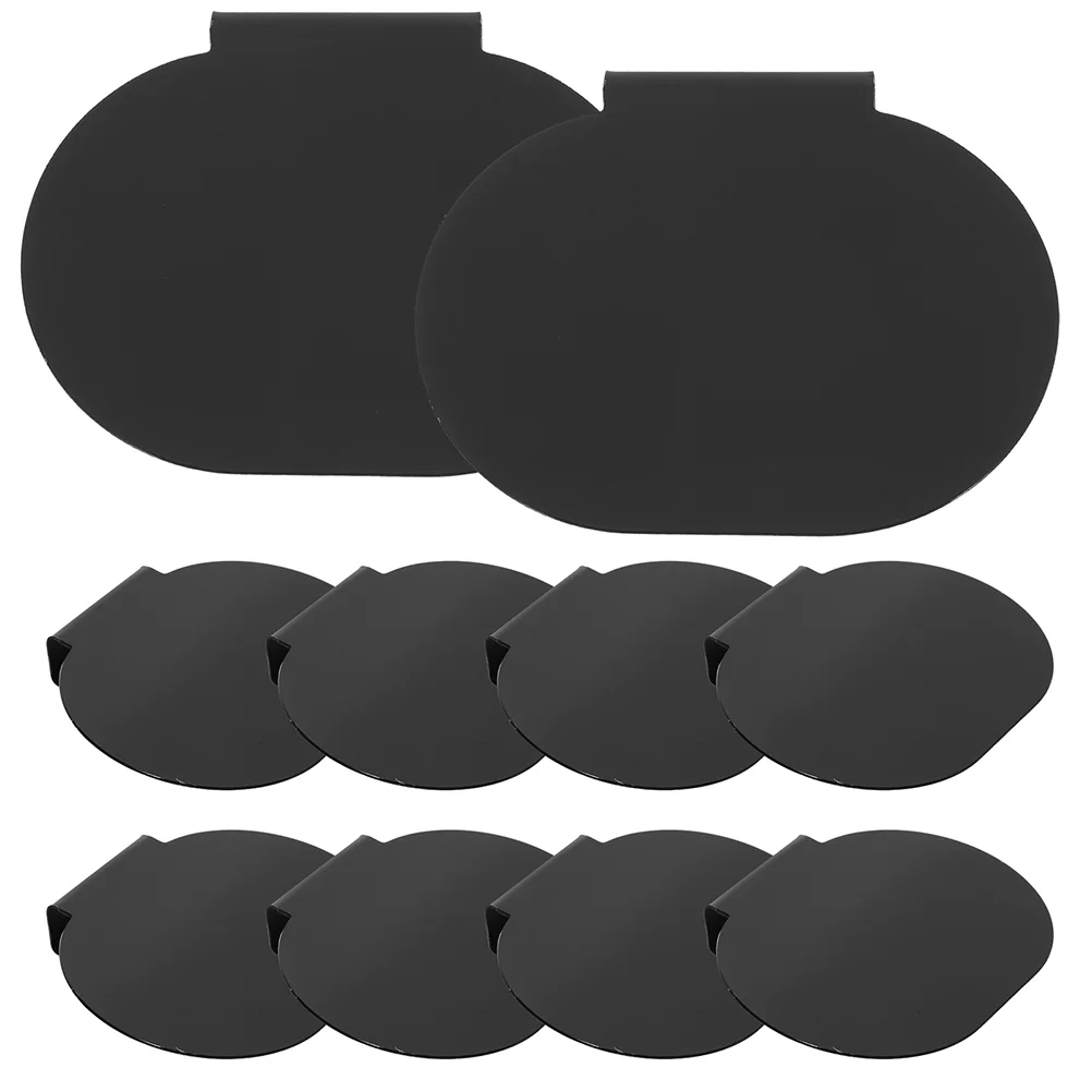 12 Pcs Label Holder Removable Pvc Bin Tags Chalkboard Clip on Basket Labels Price Organizing Cube