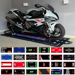 Tappetino da Garage tappeto da Moto da corsa Cool Moto Display Yamaha R1 tappeti per Honda Kawasaki BMW tappeto antiscivolo per la decorazione del pavimento