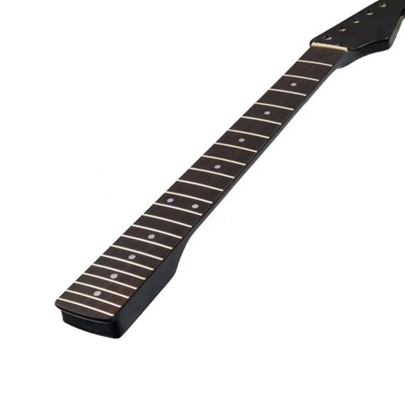 Disado 21 22 Bünde Ahorn E-Gitarre Hals Ahorn Griffbrett Inlay Punkte Schwarz Glänzende Farbe Gitarre Zubehör Teile – Detail 4
