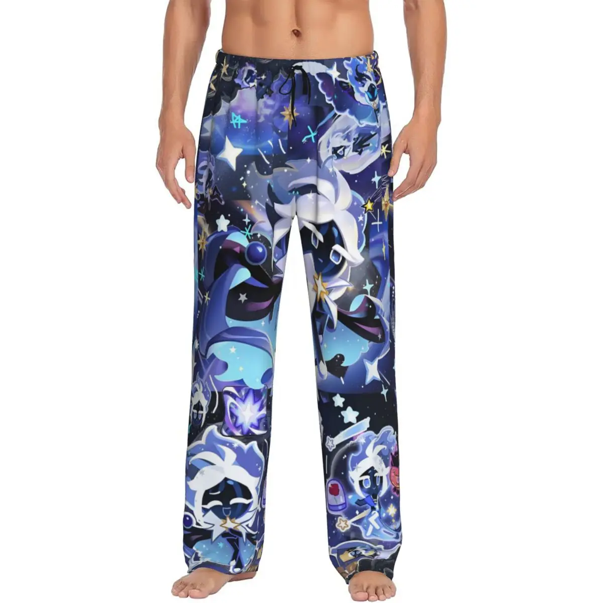 

Custom Men's C-Cookie Run Kingdom Pajama Pants Printed Game Cartoon Sleep Sleepwear Bottoms with Pockets