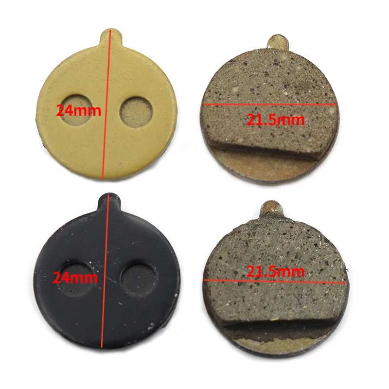 1/2/5/10 Pairs Disc Brake Pads For KUGOO M4 PRO Replacement Parts Kit Electric Scooter Semi-Metallic Resin 21.5mm Copper-based