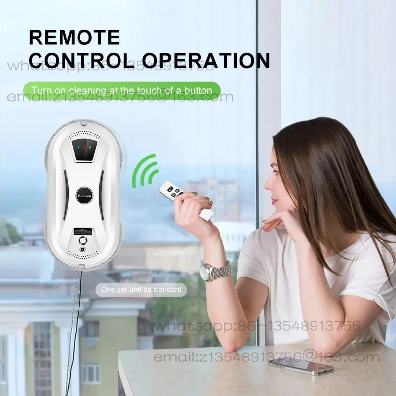 Ultra Thin Robot Vacuum Cleaner, Window Cleaning Robot, Glass Window Cleaner, Household Use view 4