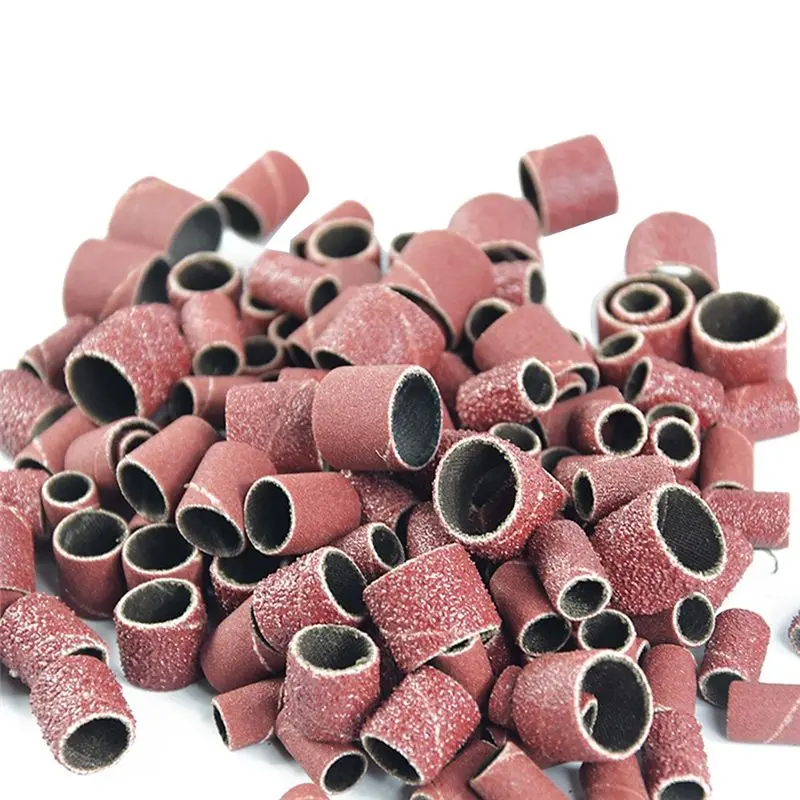 AA446~51Pcs Sandpaper Ring Grinding Head Sandpaper Roll Metal Derusting Polishing Round Play DIY Grinding Wheel