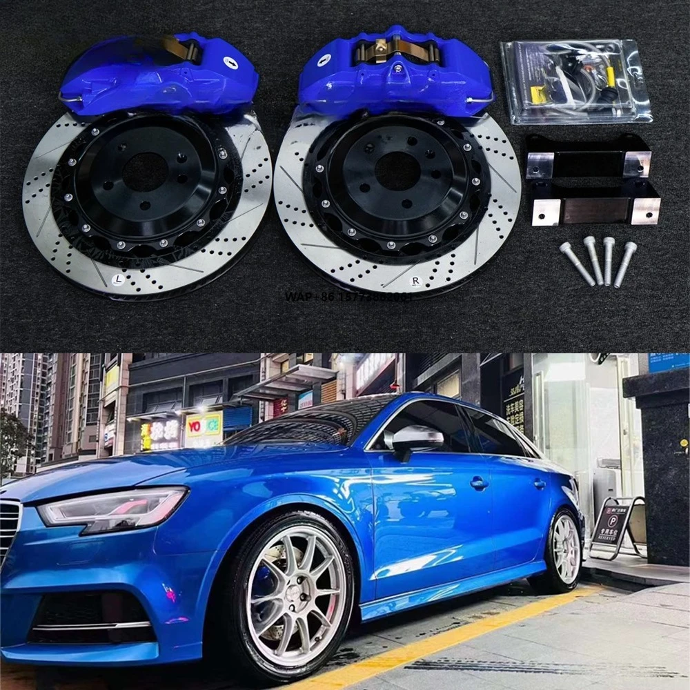 

Racing P40NS+ Front Big Brake Kit 4 Piston Caliper with 355*28 mm Rotor BBK Auto Brake System for S3 18 Inch Rim