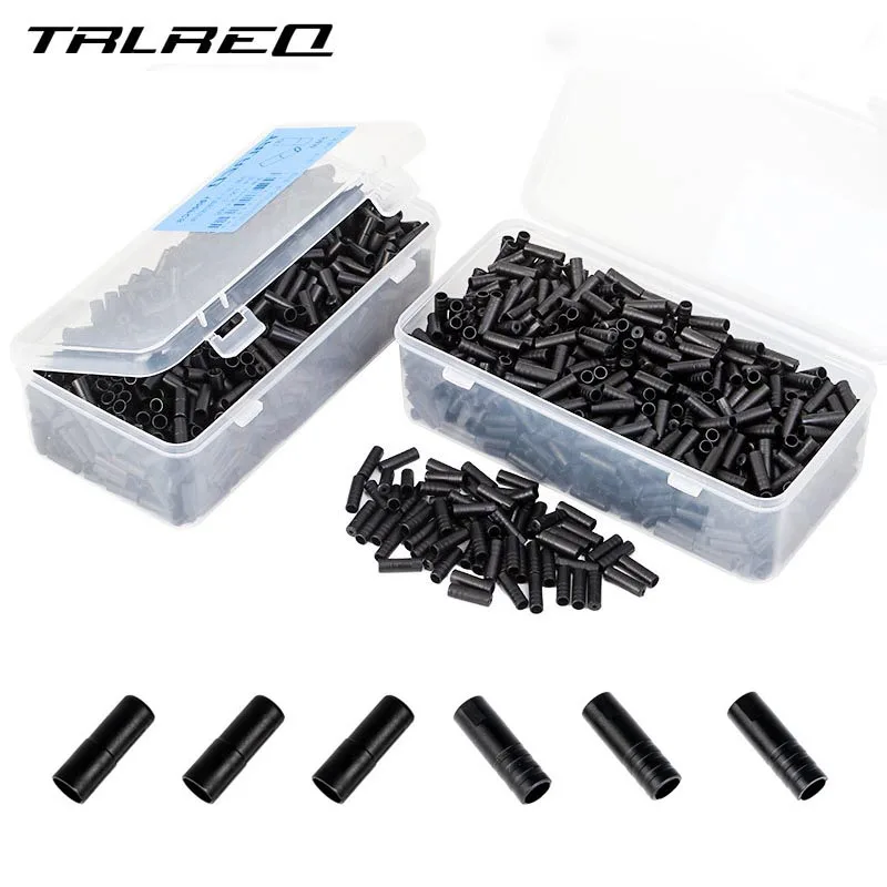 

1000pcs/box Road MTB Bicycle 4mm 5mm Bike Derailleur Shift Brake Cable End Cap Dust Cover Shifter Housing Ferrules Crimps