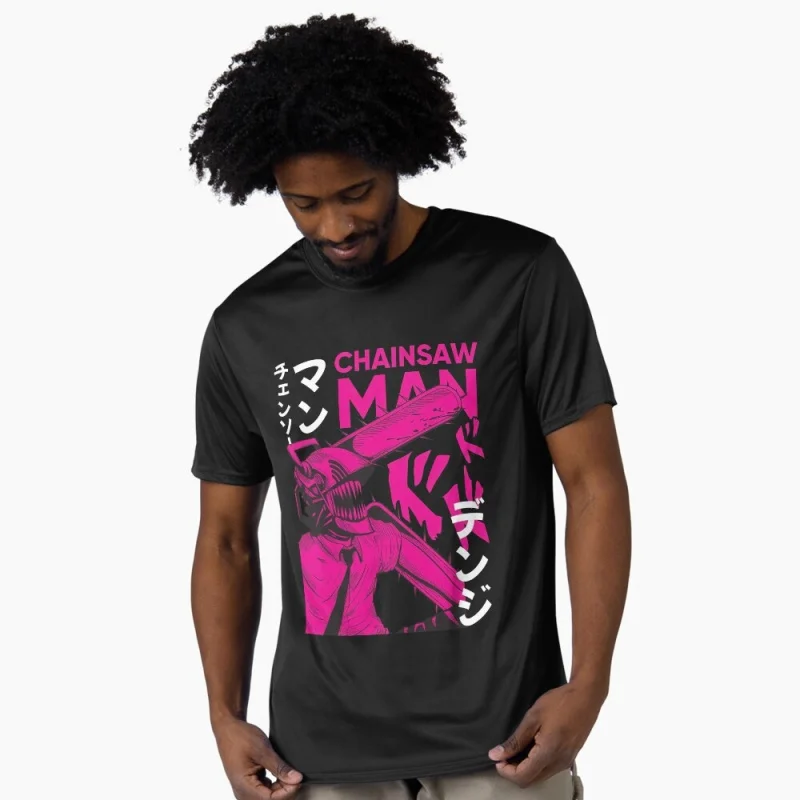 

Chainsaw Devil Brutal Weap0n Chaos Power Anime Gift T shirt Japan Darkness Manga Graphic Clothes Short Sleeve All size tee S-6XL