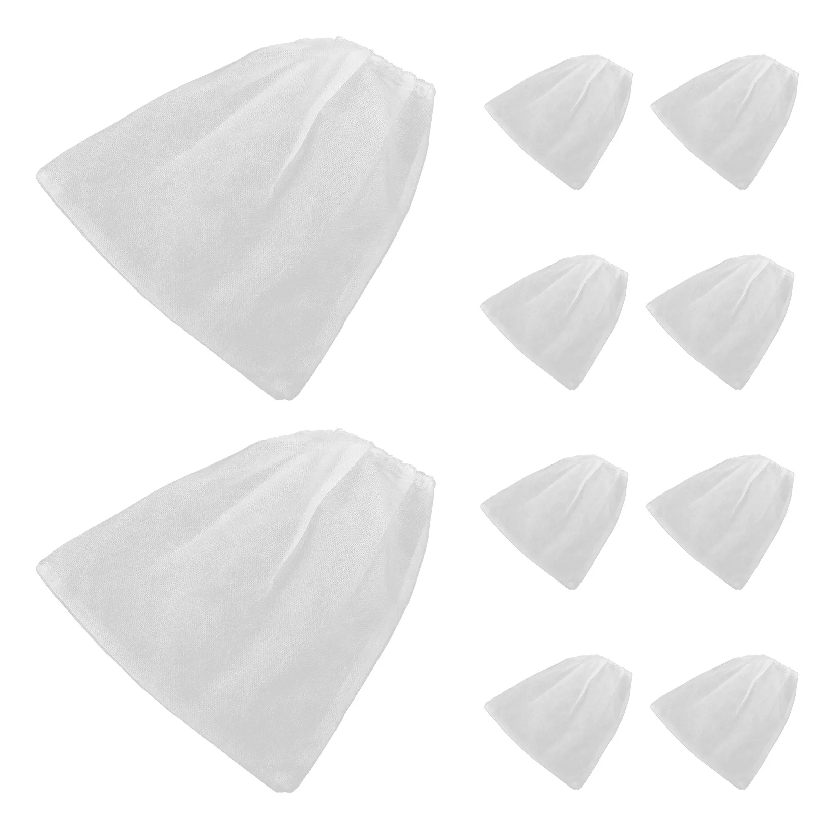 

10pcs Collector Bags For Vacuum Cleaner Manicure Dust Pouch Replacement Nail Salon Supply Dust Collection Bag Compatible With