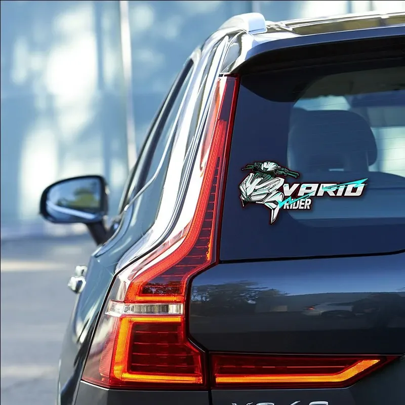 1 Buah Stiker Dekorasi Motor & Mobil Vario Rider (Futuristik) untuk Mobil, Laptop, Ponsel, Buat Kustomisasi