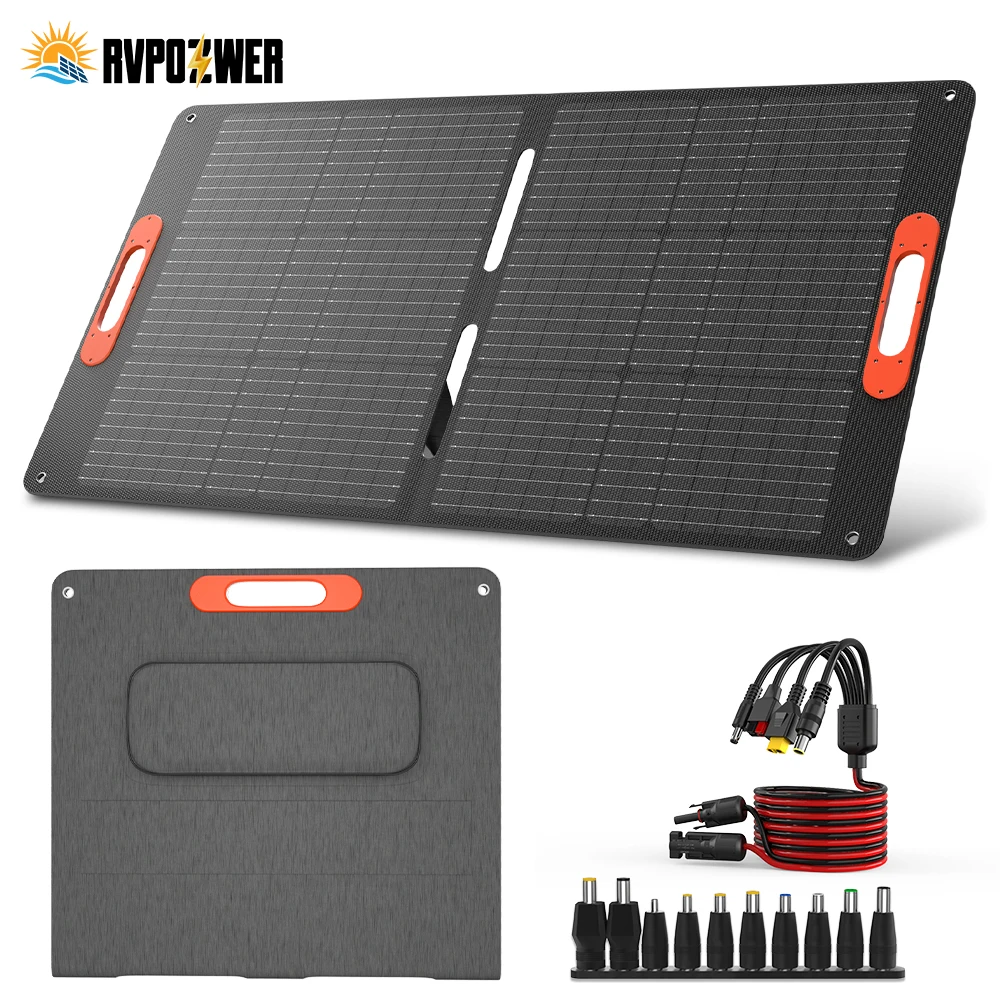 RVPOZWER 100W Flexibles Solarpanel IP68 Wasserdicht Tragbares …