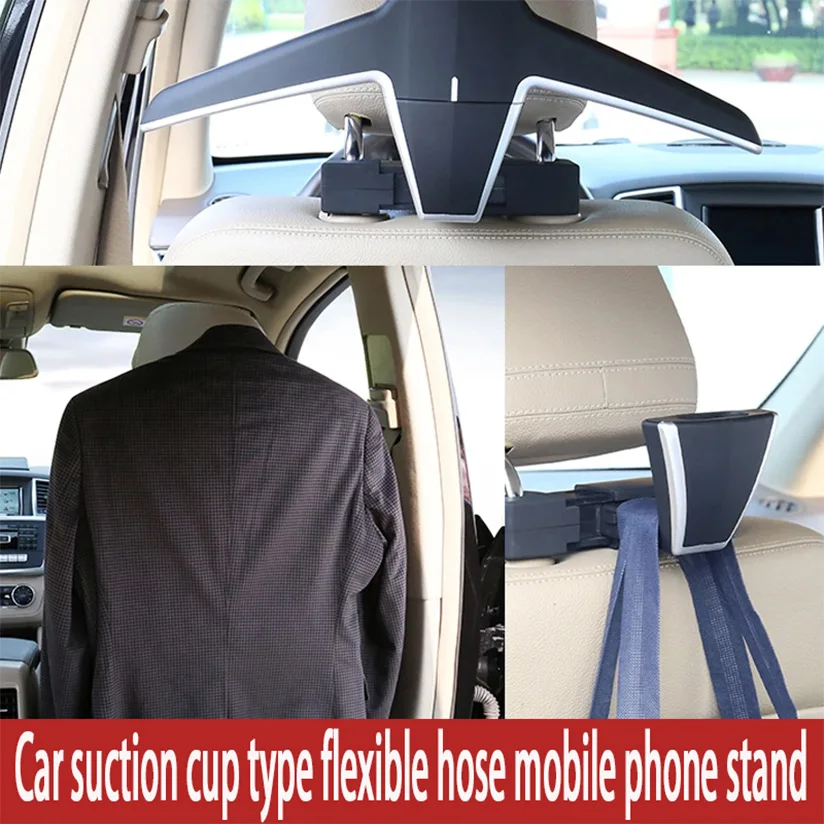 

Car Clothes Hanger Multifunctional Car Seat Hook Hanger Headrest Coat Hanger High Quality Clothes Suits Holder Bear Load 20 kg