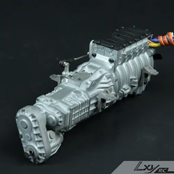 All-metal 3-speed Gearbox for 1/14 Tamiya RC Truck Trailer Tipper Scania Actros Volvo MAN DIY Parts