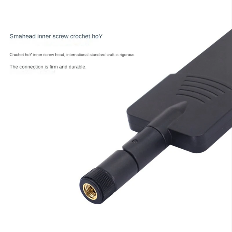 1PCS WIFI Antenna 40Dbi Antenna 5G/3G/4G/GSM Full Band Glue Stick Omni Wireless Smart Meter Router Module Gain Black SMA Male