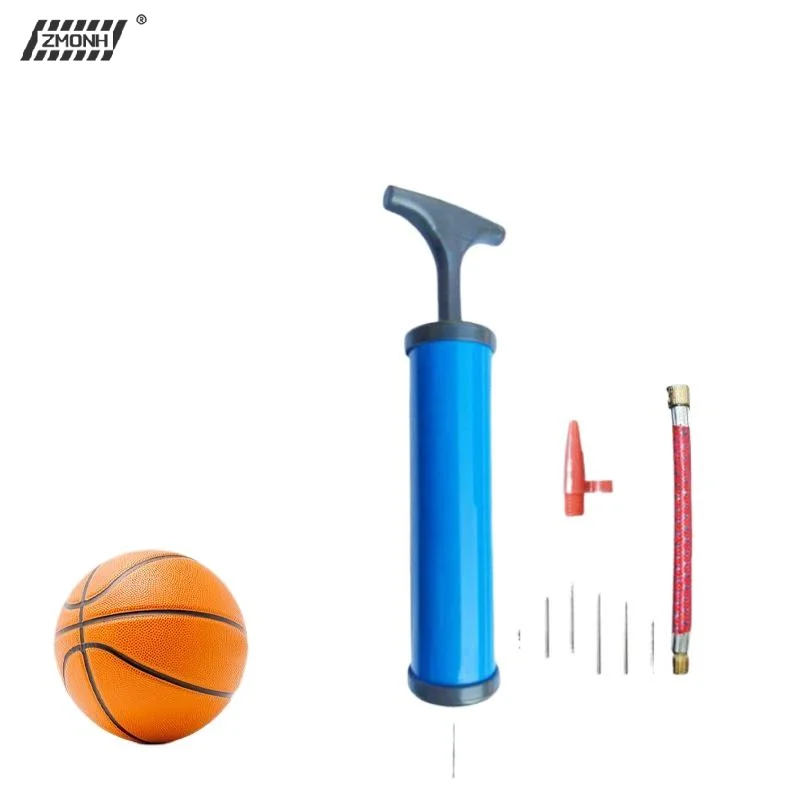 [H] 10 pièces Pompe à air manuelle portable mini, kit de gonflage avec aiguille pour ballons de football, de basketball, de volley-ball