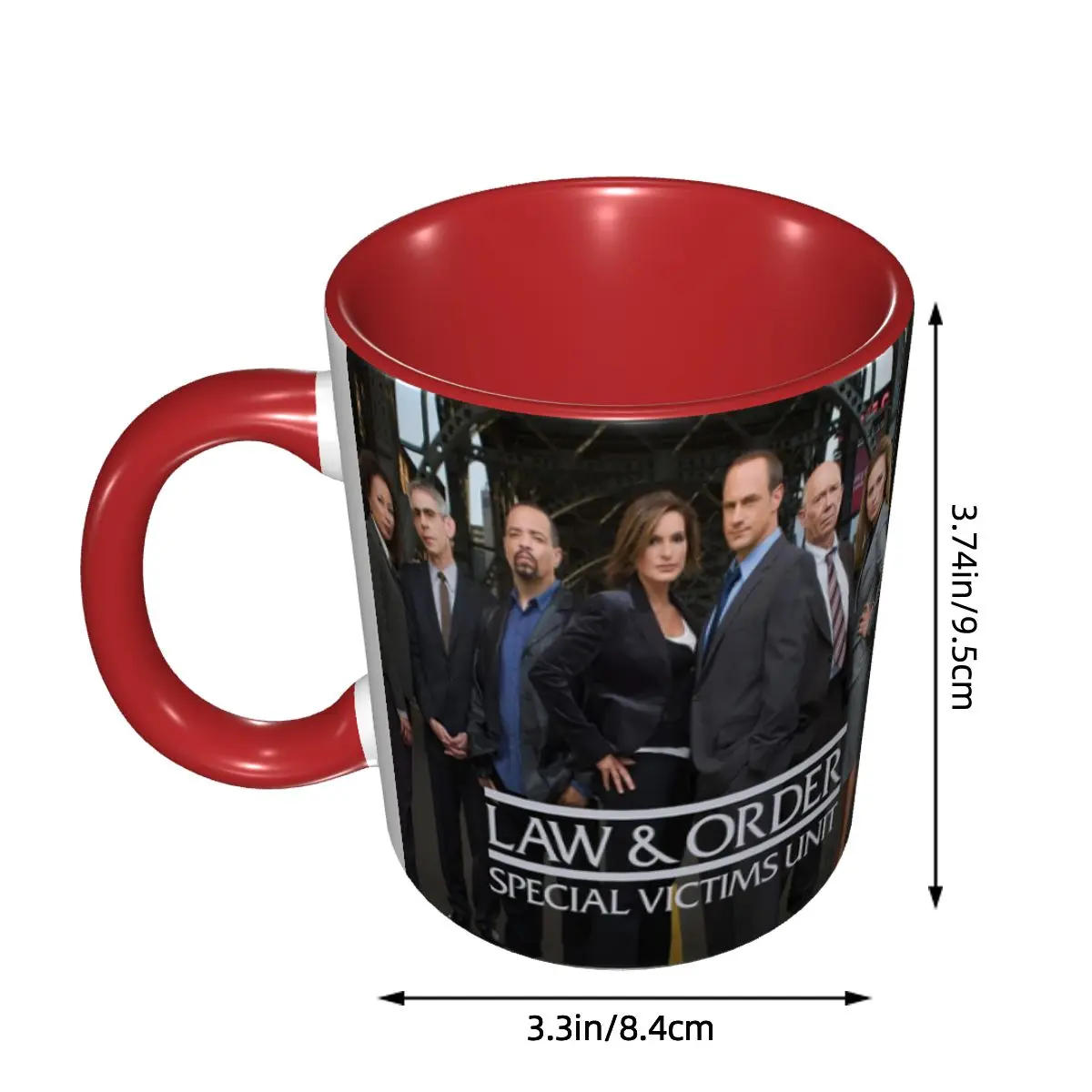 Law And Order SVU Merch Mug Funny Ceramic Coffee Cups Tea Mugs Milk Cup Drinkware Gifts for Woman Man
