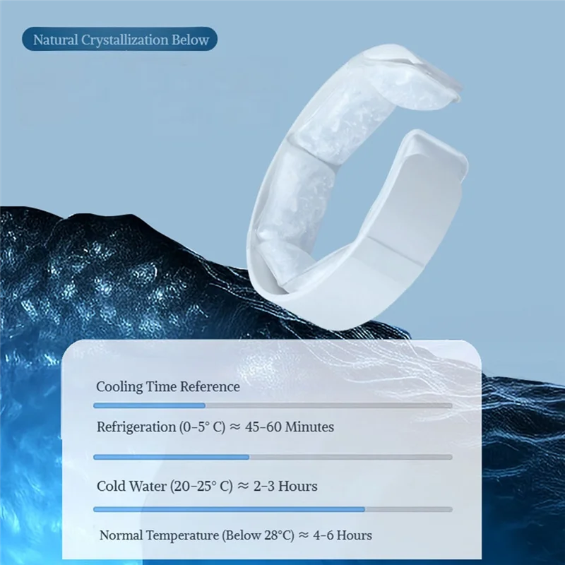 ALIM-Parche refrescante para área de hielo grande, parche colgante para aliviar el cuello, parche de hielo para el calor de verano, parche circular frío, materiales orgánicos naturales