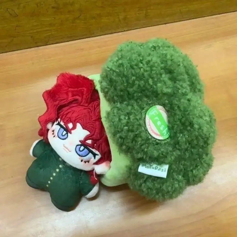 Boneca de pelúcia de algodão de 10 cm Anime JOJO Noriaki Kakyoin - Presente surpresa perfeito para crianças amigos ou pingente de mochila