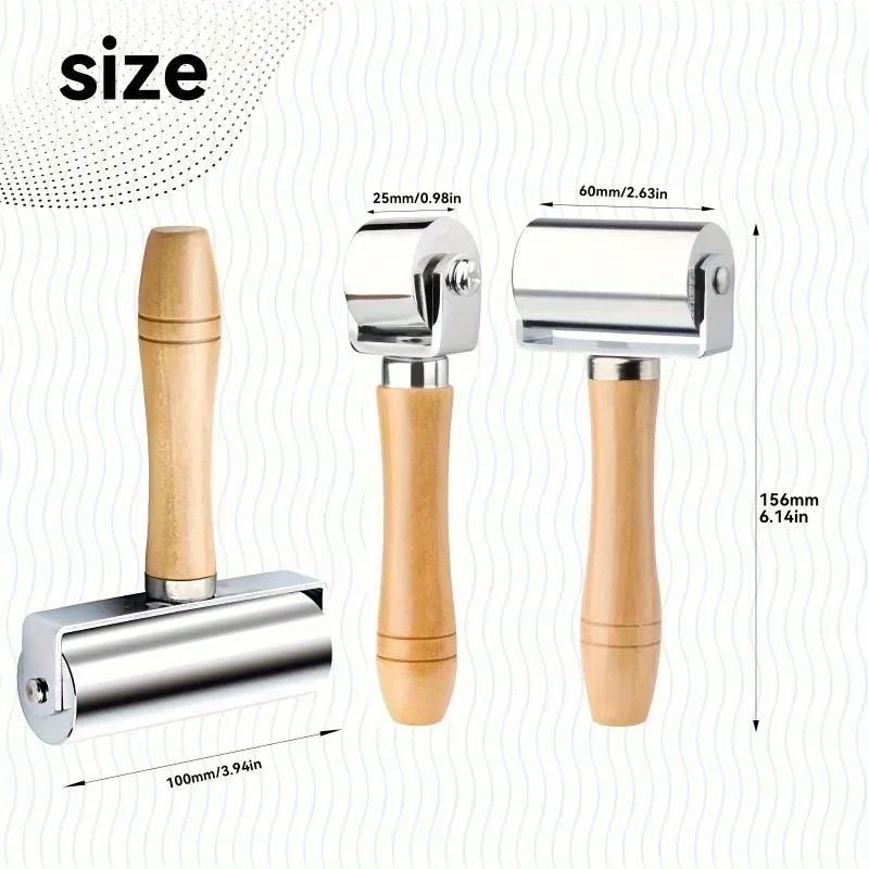 1 PC Leather Glue Laminating Roller Leather Press Edge Roller Platen Tools for Craft DIY Laminating Tool for Leather Craft