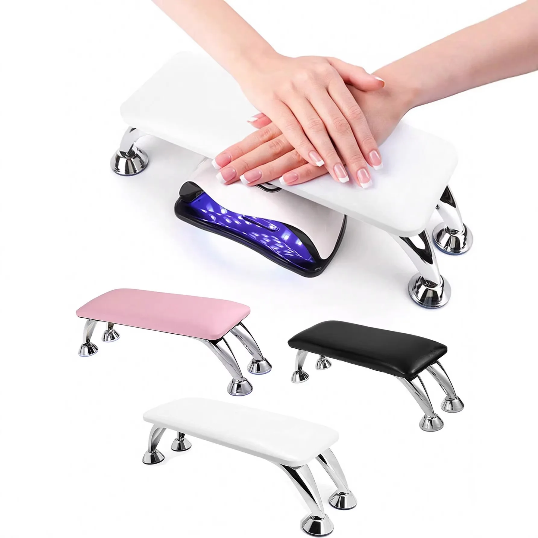 PU Nail Bed Support Stand - Nail Spa Specialized Hand Pad - Hand Support Frame - Nail Tool Assembly Component