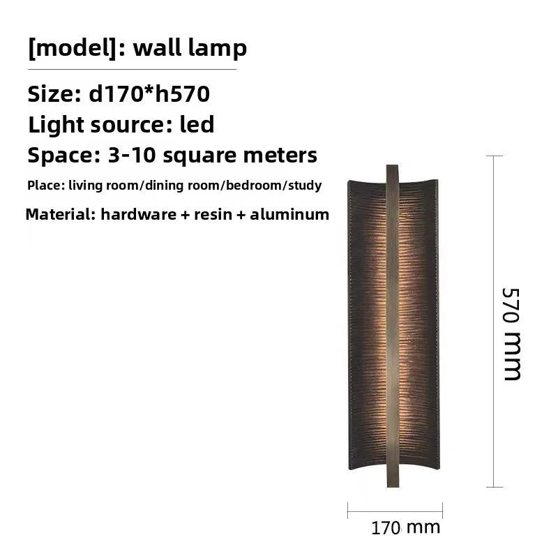 Suitable for Wall Sconce LED Ambient Light Living Room Bedroom Hallway Hotel Art Decorative Lamp Modern Design