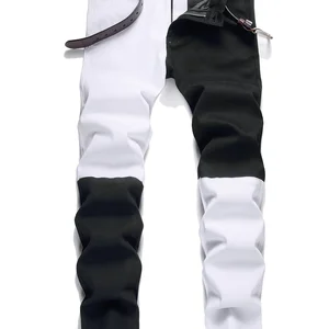 Skinny jeans erkekler olarak değiştirilmiş, iki renk, pantolon ve rahat şort, kırmızı, yeşil, sarı, 28-38, Y2k, moda skinny jeans yeşil erkeklerin en büyük satışlarından 12'si - №12