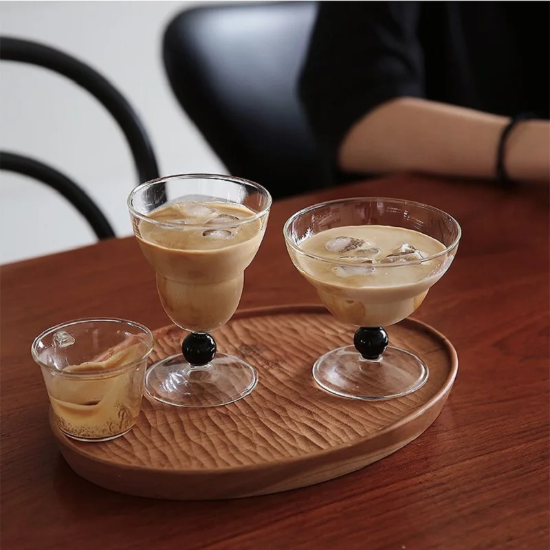 

150ml 175ml Vintage Wine Glass Water Cup High Borosilicate Heat Resistant Creative Cocktail Glass Goblet Cocktail Tool