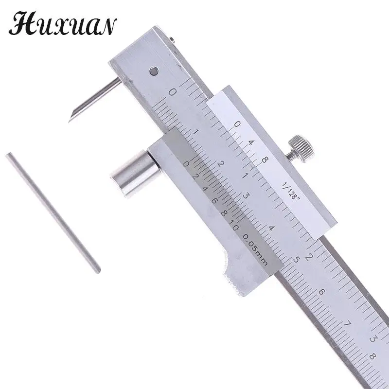 0-200mm Marking Vernier Caliper Scriber Gauging Ruler Measuring Instrument Tool