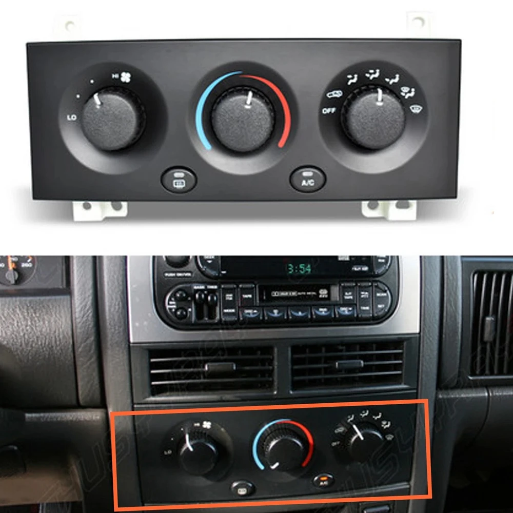 55115904AB For 1999 2000 2001 2002 2003 2004 Jeep Grand Cherokee AC Heater Climate Control Temperature Control