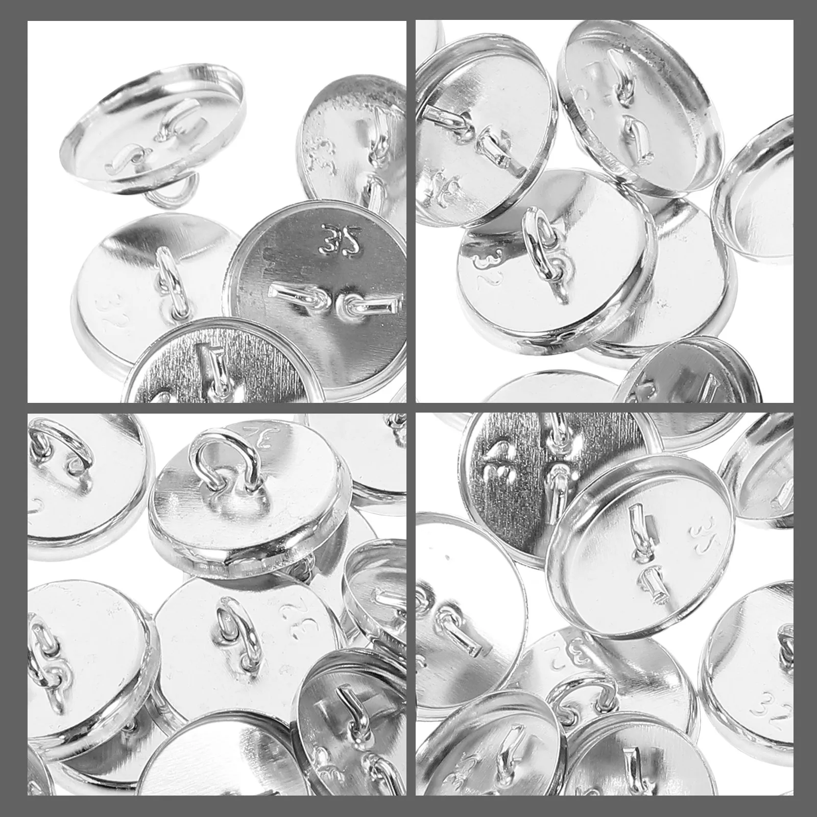 

50Pcs Metal Plant Anchors Durable Aluminium Climbing Supports for Indoor Outdoor Vines Pothos Monstera Decorative Garden