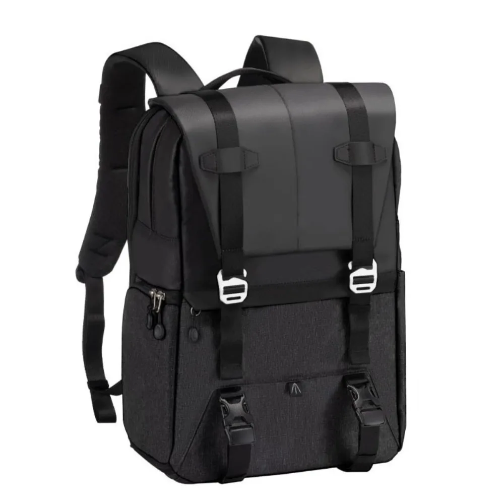 

Nylon Camera Backpack Shockproof Water-Resistant Laptop Sleeve Versatile Large Capacity Travel Backpack Camera Cases