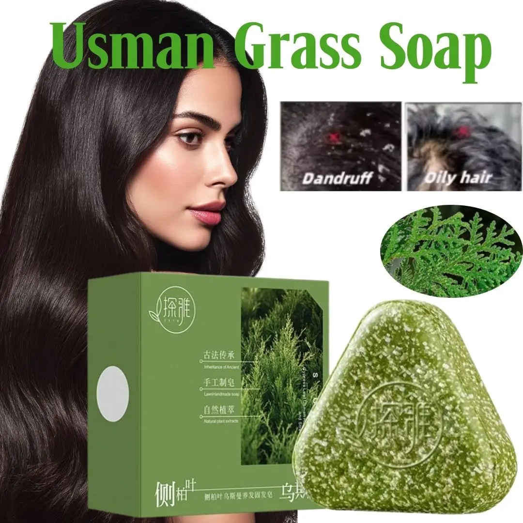 

Orchidaceae Usman Grass Handmade Soap Safeguard Scalp Soothing Hair Follicles Balance Oil Improves Rough Hair Quality 120g