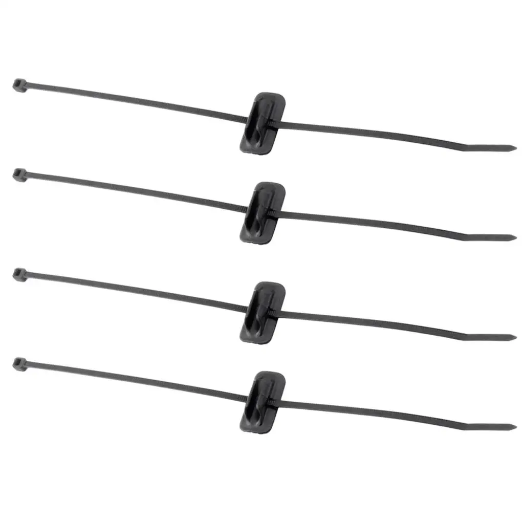 4 Self Brake Cable Housing Holder Guide with Zip Tie