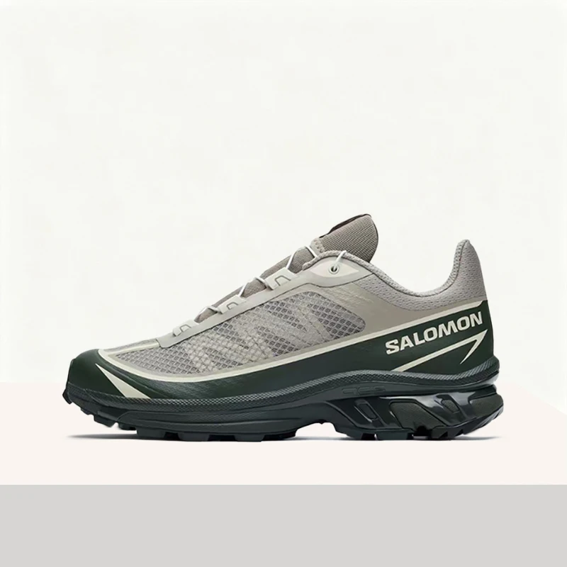 Salomon XT-6 FT: Stylish, Versatile, Trendy, Comfortable, High-Quality Low-Top Hiking Shoes (Unisex) - Khaki Gray 471513